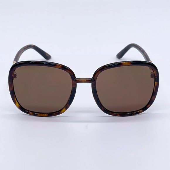 Sale! New Gucci Women\'s 57mm Havana Brown Sunglasses! main image 3